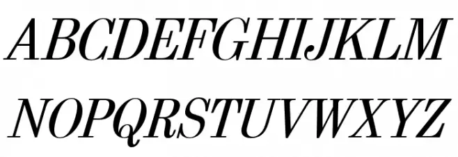 Berenis ADF Pro Italic Font UPPERCASE