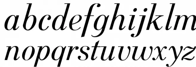 Berenis ADF Pro Italic Fonte MINÚSCULAS