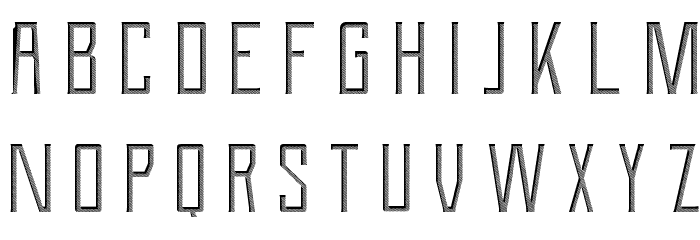 Berg Inner Ornament Font LOWERCASE