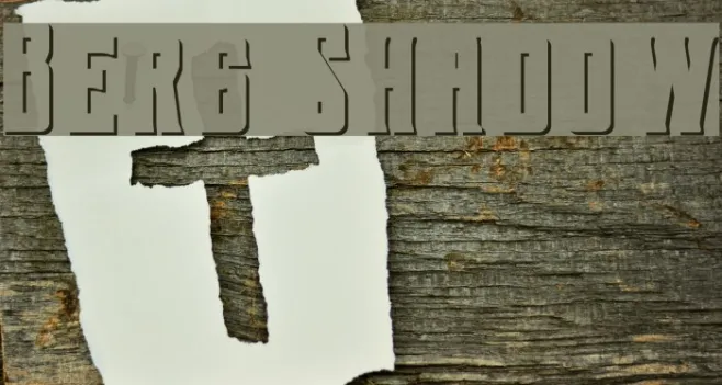 Berg Shadow Example 1