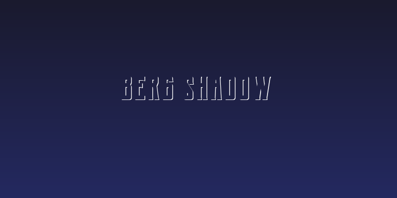 Berg Shadow Social Header
