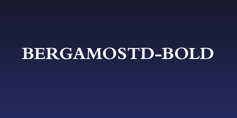 BergamoStd-Bold Social Header