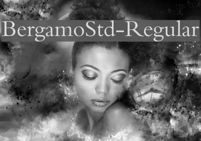 BergamoStd-Regular Font examples