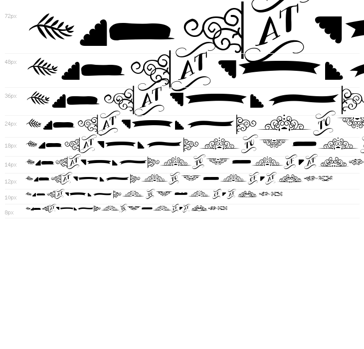 Bergamot Ornaments Waterfall