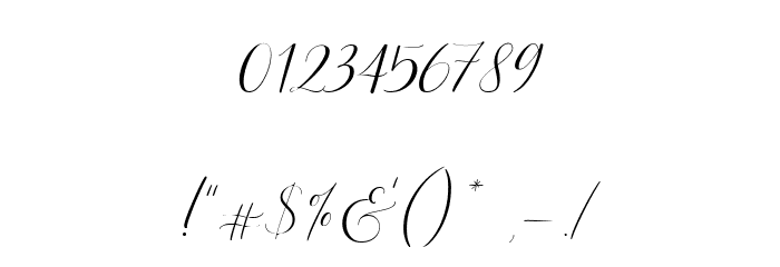 Bergamote Font OTHER CHARS