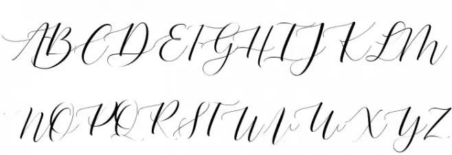 Bergamote Schriftart Groß