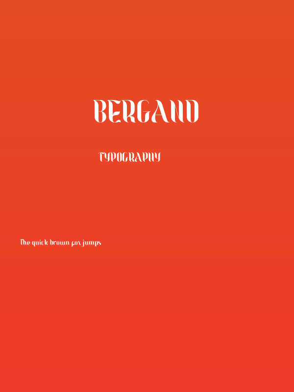 Bergand Poster