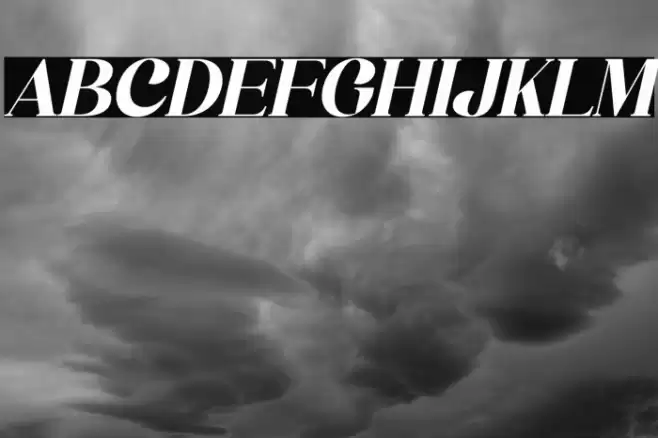 Bergante Italic Font examples