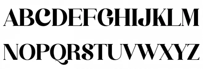 Bergante Schriftart Groß