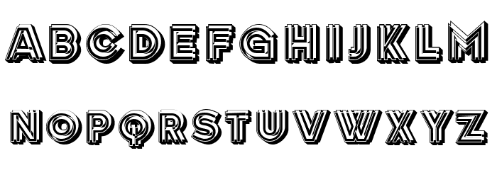 Berger Regular Font LOWERCASE