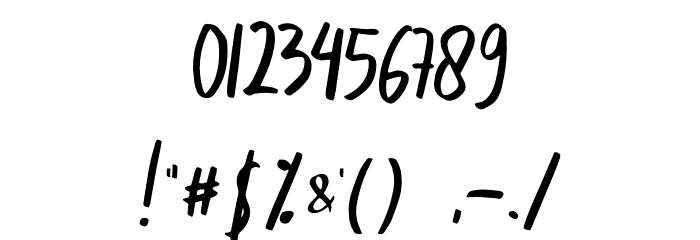 Bergly Font OTHER CHARS