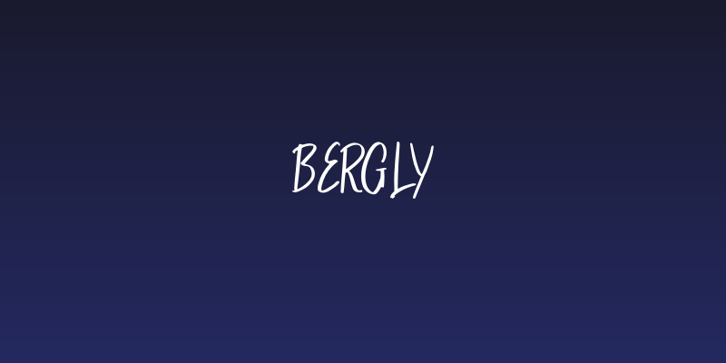 Bergly Social Header