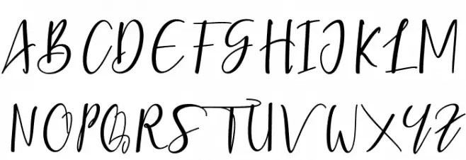 Berhilda Script Schriftart Groß