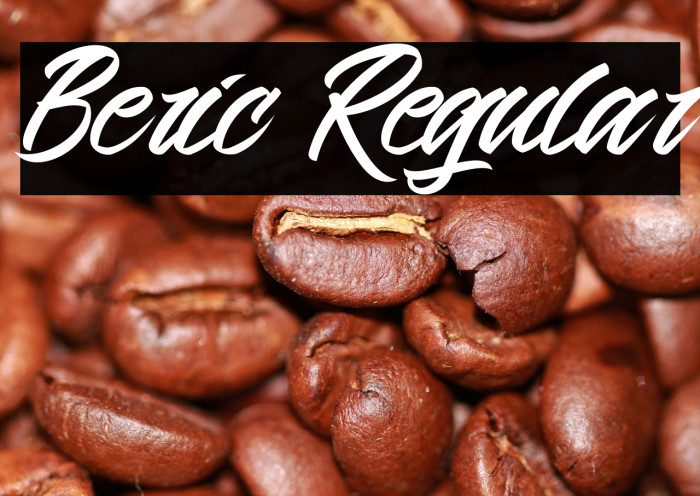 Beric Regular Font examples