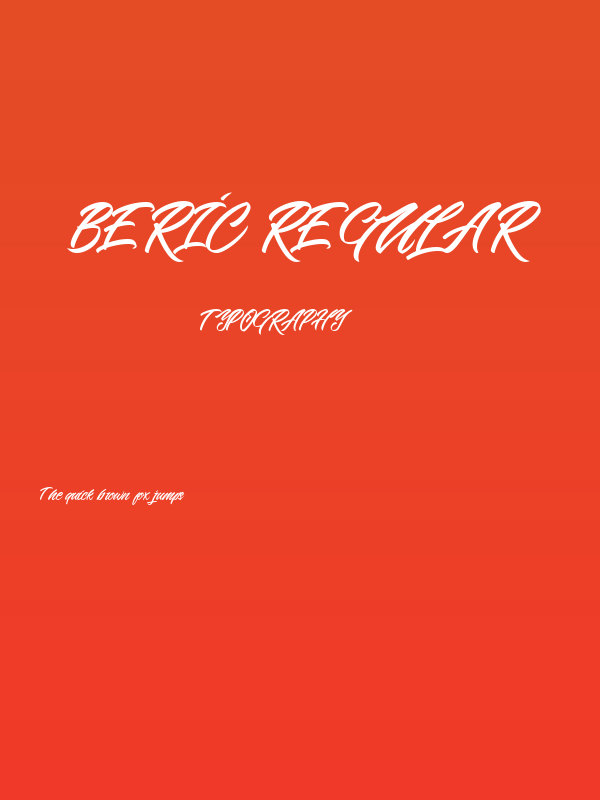 Beric Regular Poster