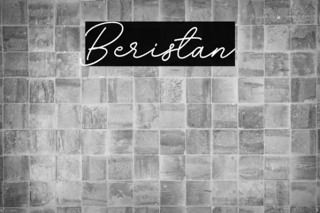 Beristan Font examples