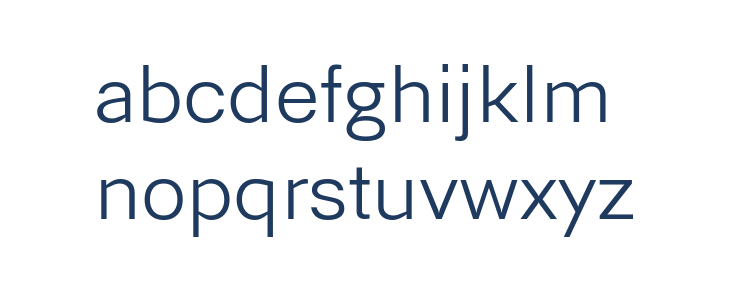 Berka Light Lowercase