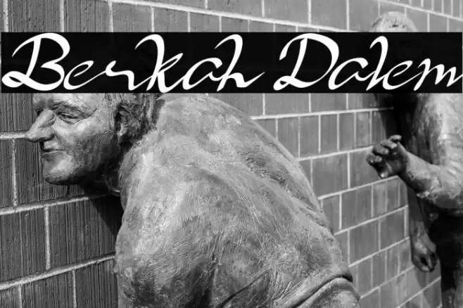 Berkah Dalem Font examples