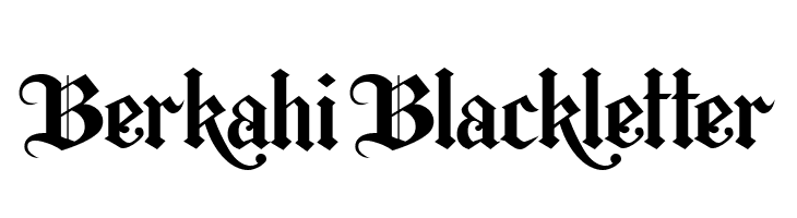 Berkahi Blackletter  Fuentes Gratis Descargar