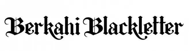 Berkahi Blackletter  لخطوط تنزيل
