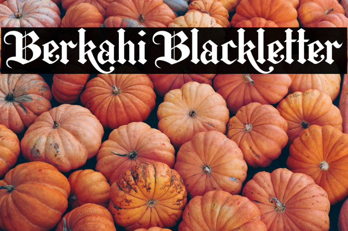 Berkahi Blackletter Example 2