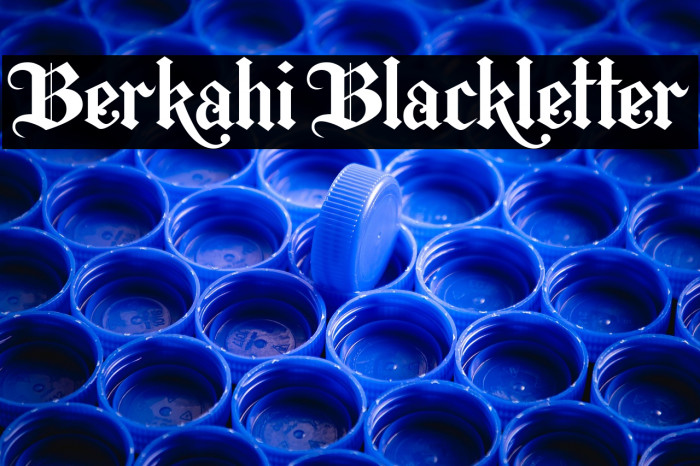 Berkahi Blackletter Example 3
