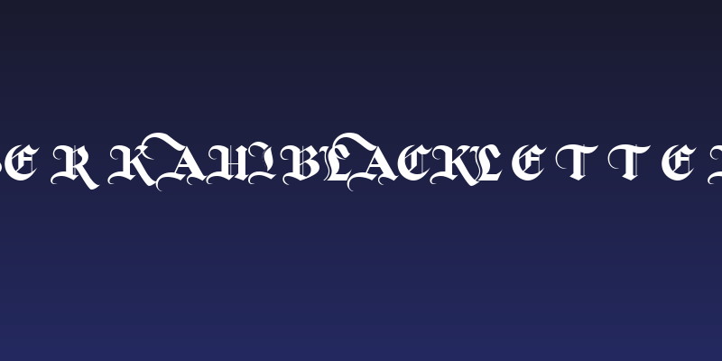Berkahi Blackletter Social Header