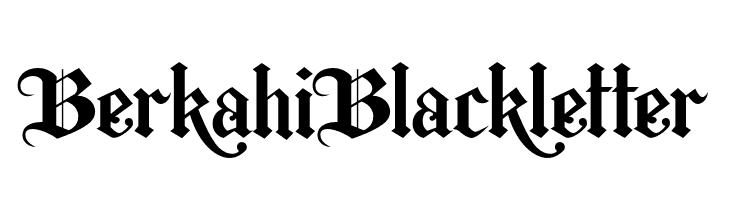 BerkahiBlackletter 