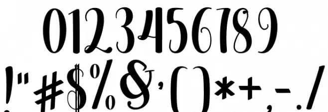 Berkarya Font OTHER CHARS