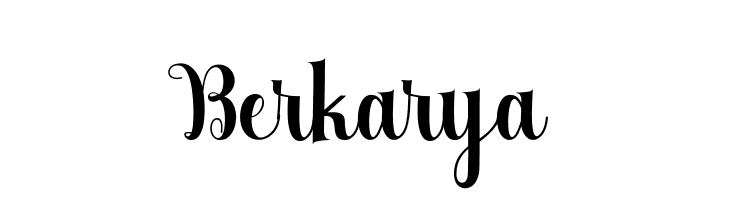 Berkarya  font caratteri gratis