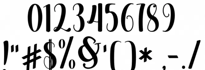 Berkarya Font OTHER CHARS