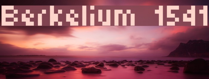 Berkelium 1541 Fuentes examples