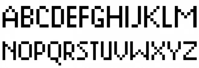 Berkelium 64 Schriftart Groß
