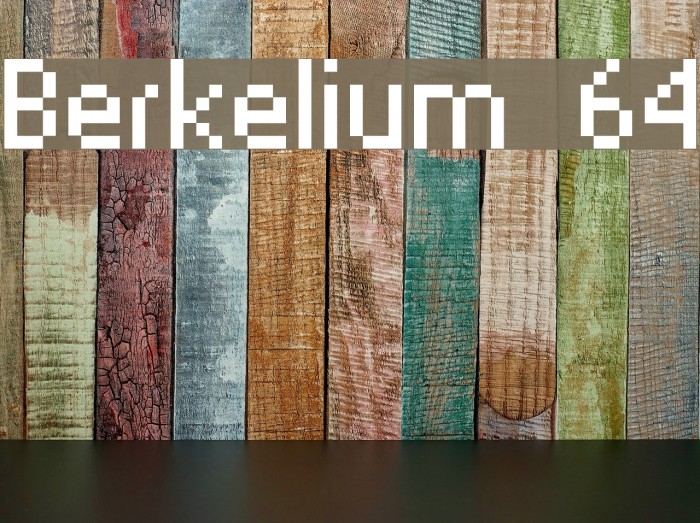 Berkelium 64 Font examples