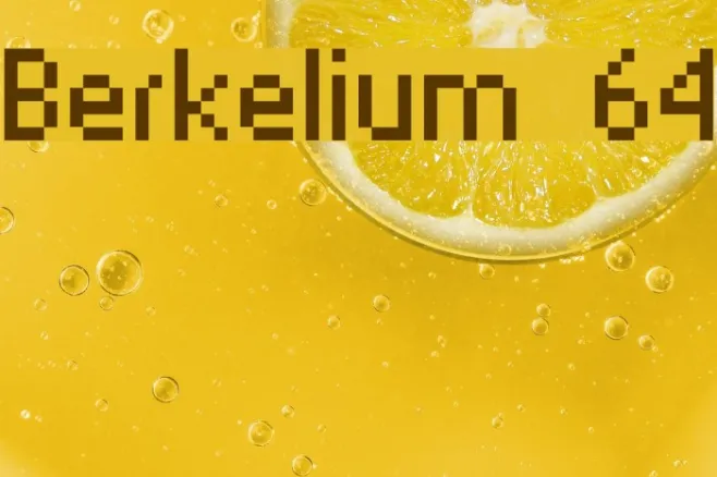 Berkelium 64 Example 2