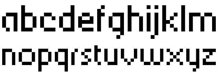 Berkelium 64 Font LOWERCASE