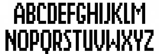 Berkelium II DHR Schriftart Groß