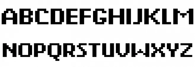 Berkelium II HGR 字体 大写