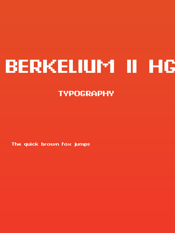 Berkelium II HGR Poster