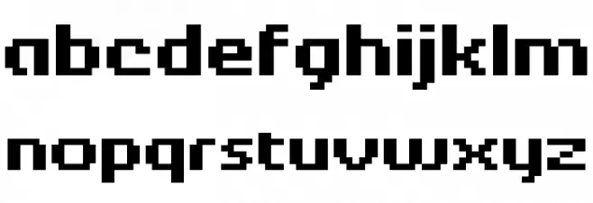 Berkelium II HGR फ़ॉन्ट लोअरकेस