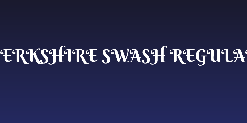 Berkshire Swash Regular Social Header