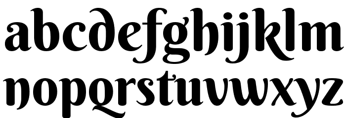 Berkshire Swash Regular Font LOWERCASE