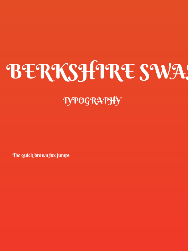 Berkshire Swash Poster