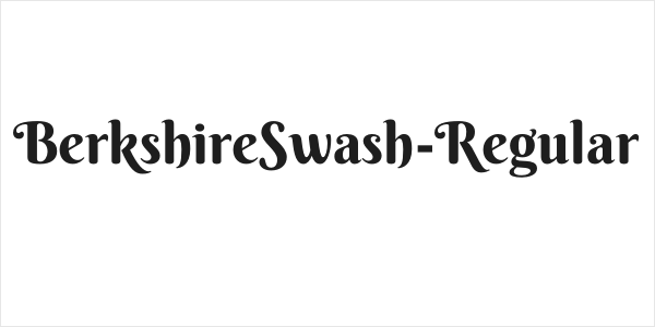 BerkshireSwash-Regular Logo