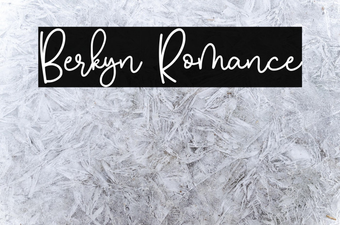 Berkyn Romance Example 2