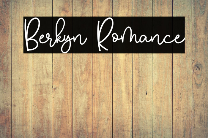 Berkyn Romance Example 3
