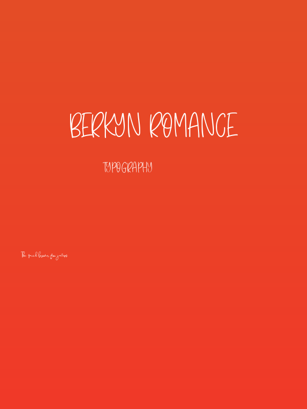Berkyn Romance Poster