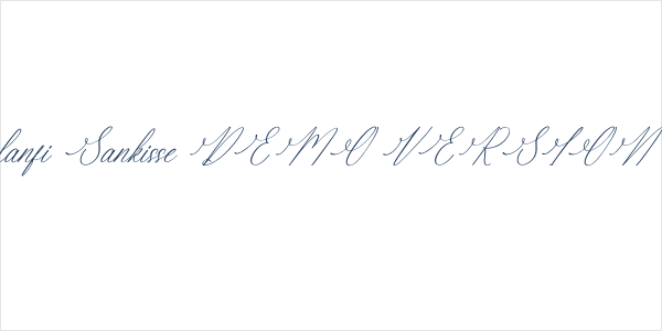 Berlanfi Sankisse DEMO VERSION Italic Logo