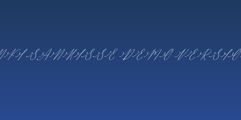 Berlanfi Sankisse DEMO VERSION Italic Social Header