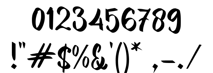 Berlebaran_Online Font OTHER CHARS